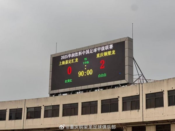 重庆铜梁龙官博：四年四级跳竣事尊荣痛快 中超，重庆回顾了！